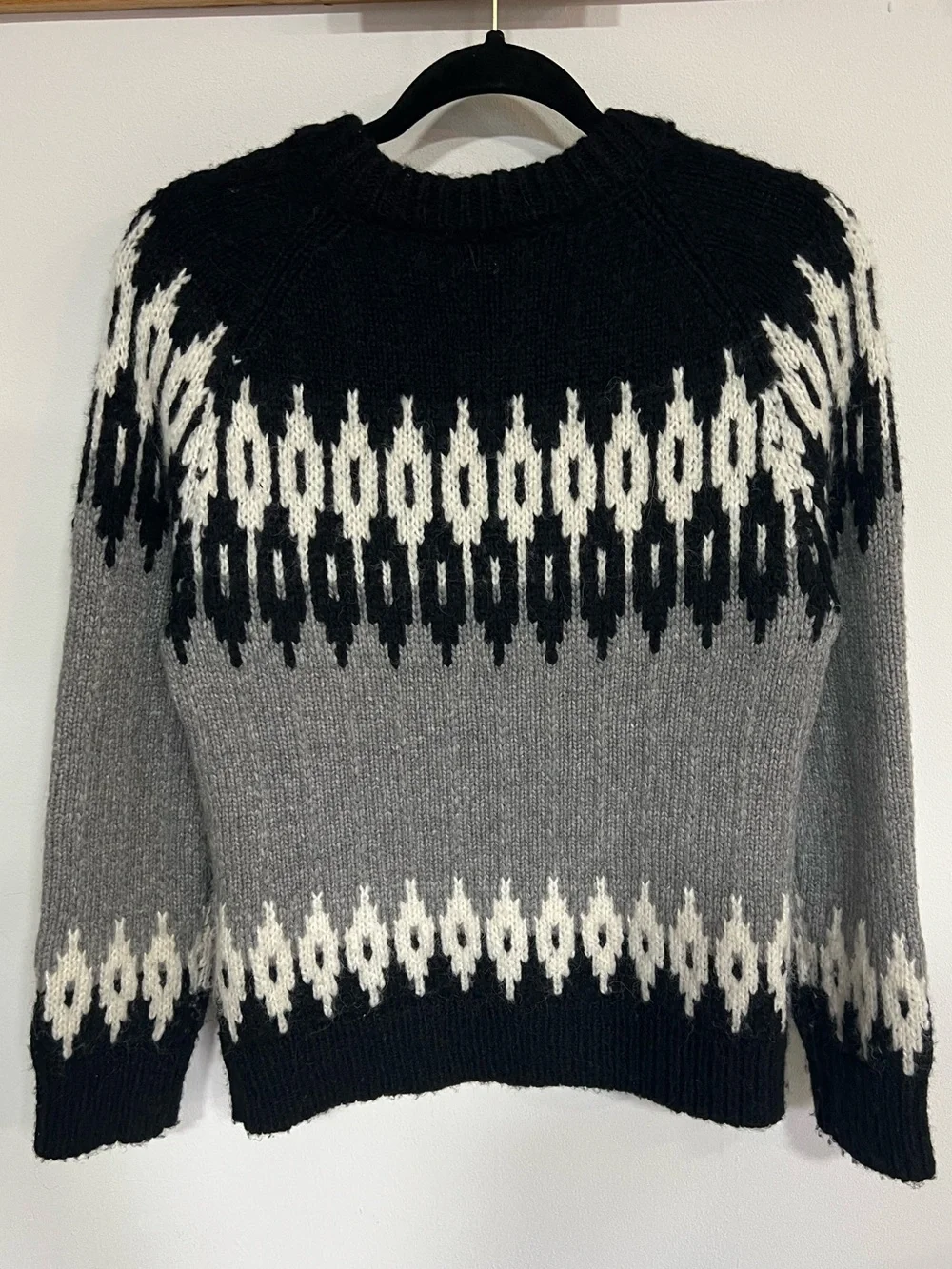J.Crew Fair Isle Wool Alpaca Crewneck Sweater